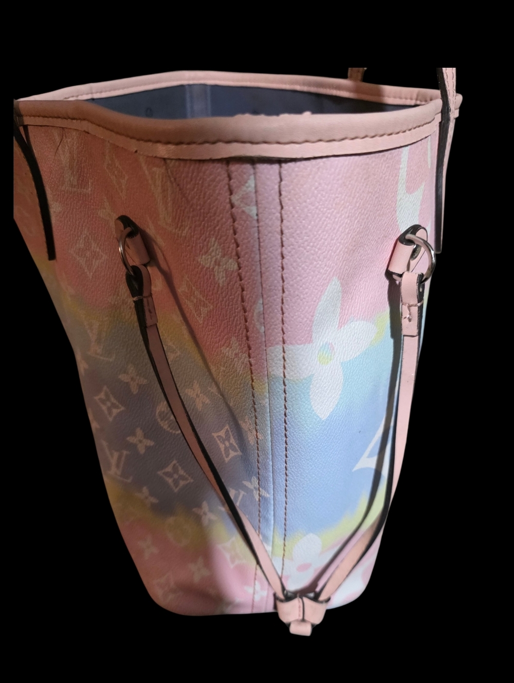 Louis Vuitton Pastel Monogram Neverfull Tote - Pink Multicolor - Picture 14 of 16